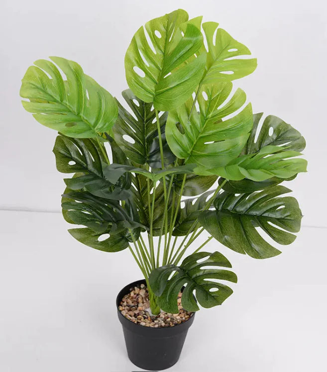 Artificial Flower Green Plant Monstera Plant Flower Indoor