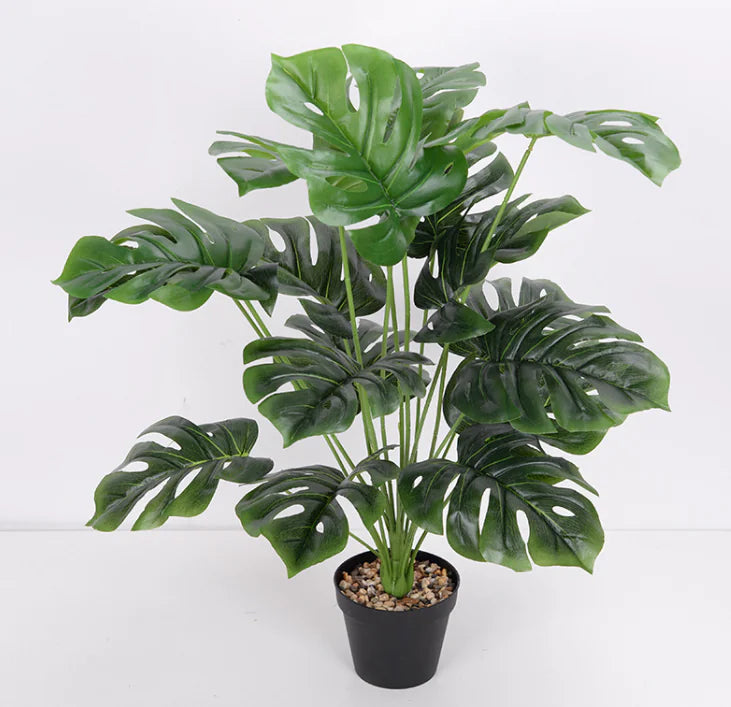 Artificial Flower Green Plant Monstera Plant Flower Indoor